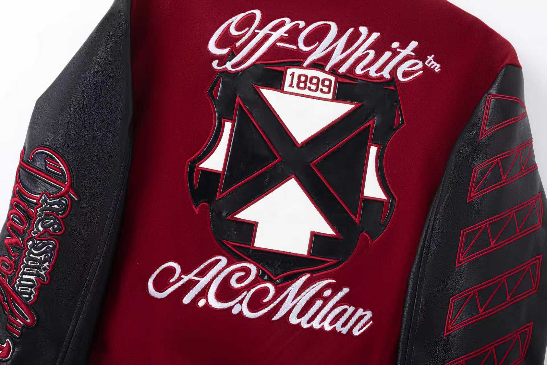 OFF WHITE Logo-Embroidered Jacket