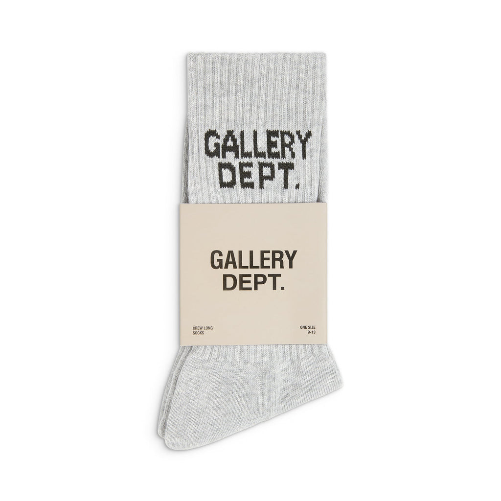 CLEAN HEATHER GREY SOCKS