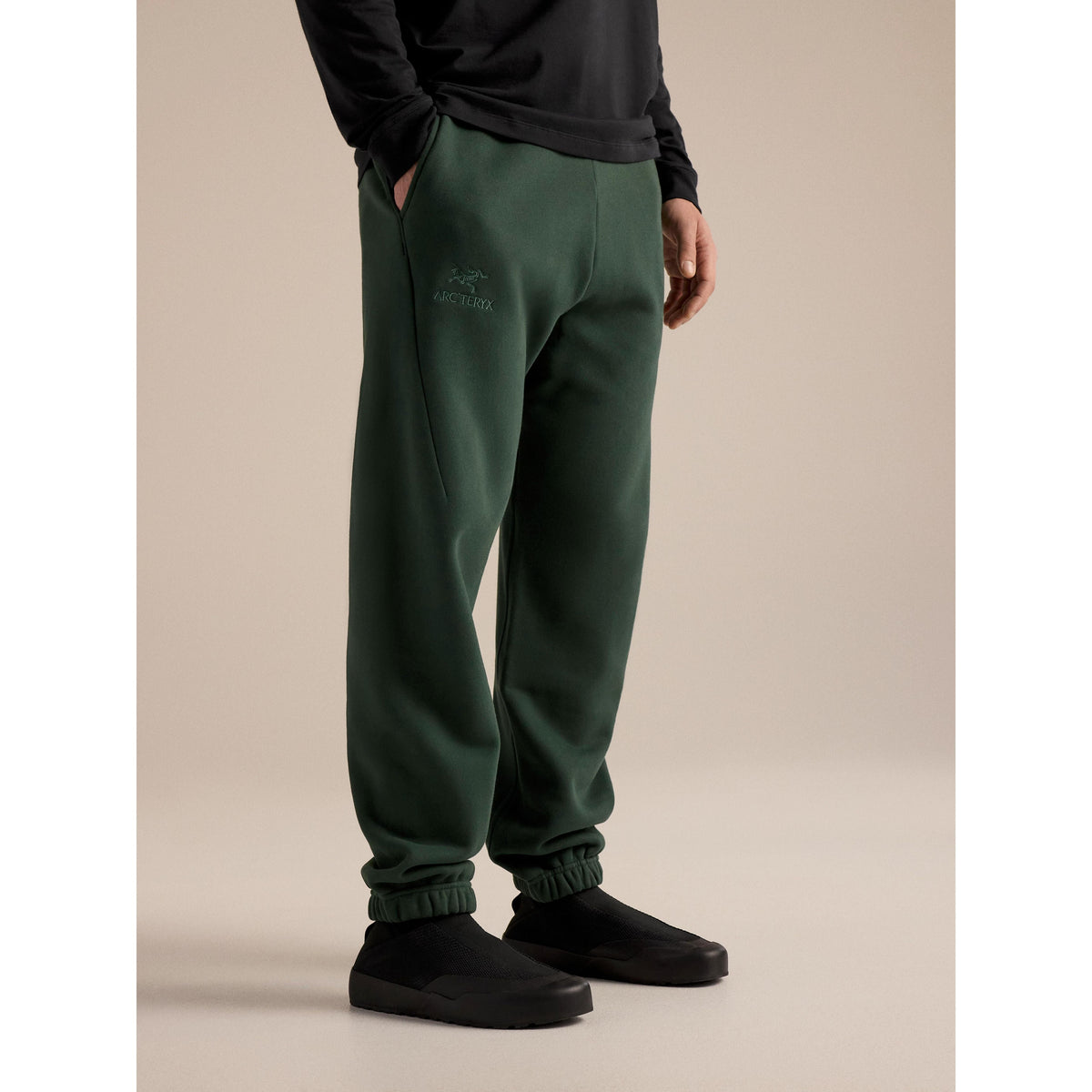 Arc'teryx Emblem Fleece Jogger in Black