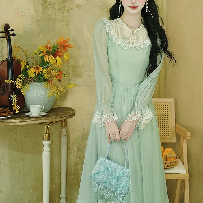 Honey & Lime Meadow Vintage-Inspired Princesscore Dress