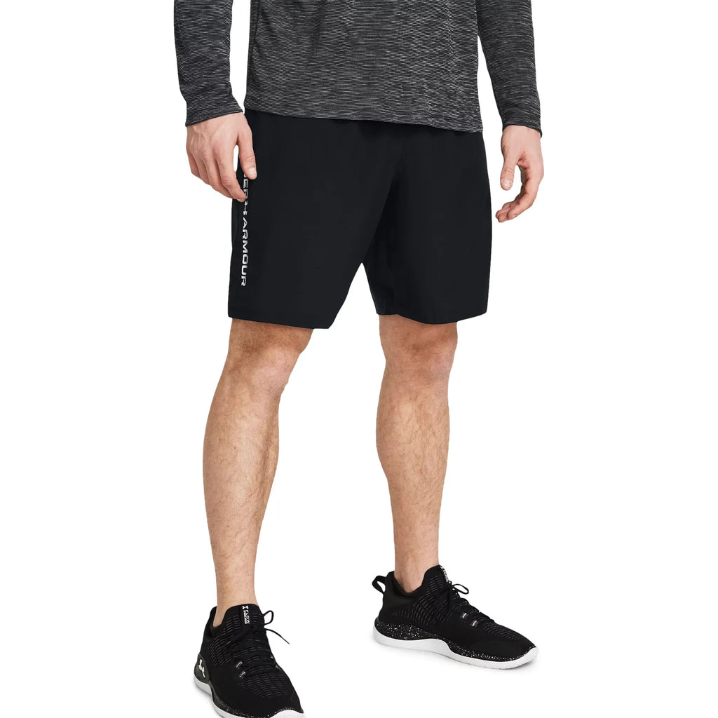 Under Armour UA Tech White Black T-Shirt & Shorts