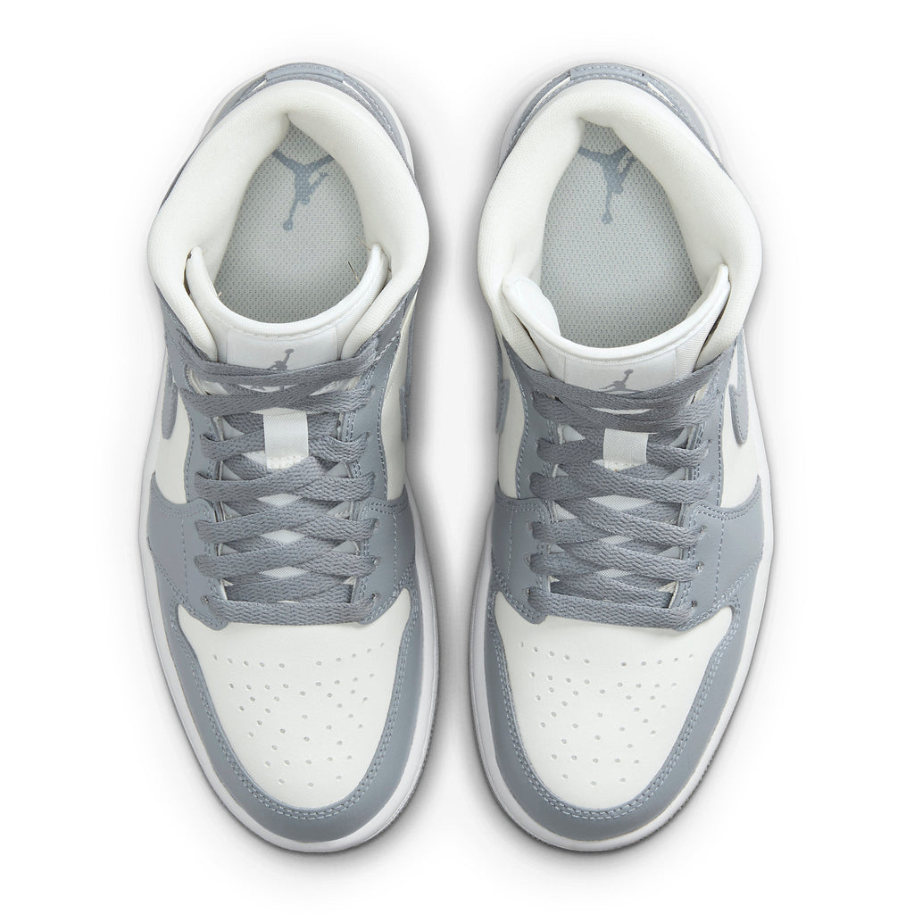 Air Jordan 1 Mid Stealth - Women's Sneakers - Grey
