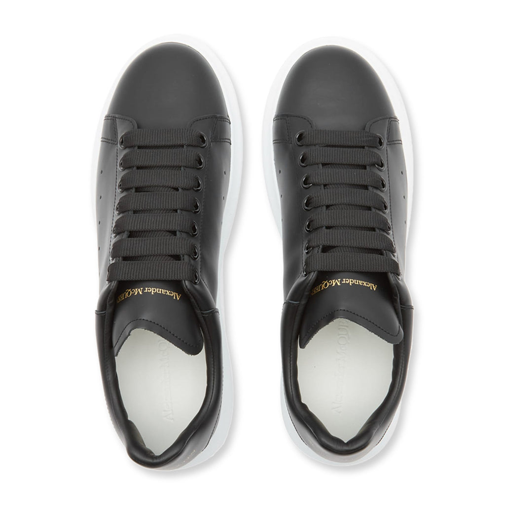 Alexander Mcqueen Raised Sole Black Sneaker - Women's