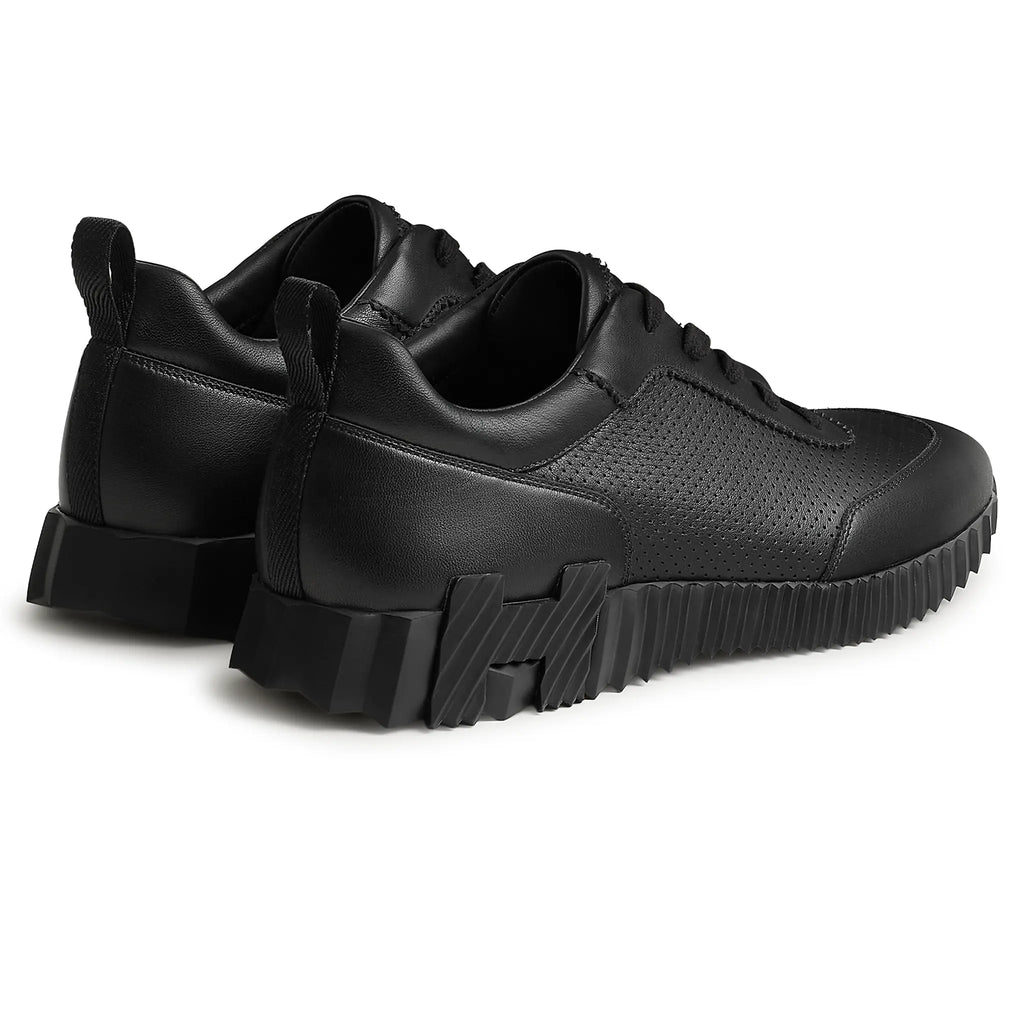 Hermes Paris Bouncing Perforated Leather Sneaker Noir