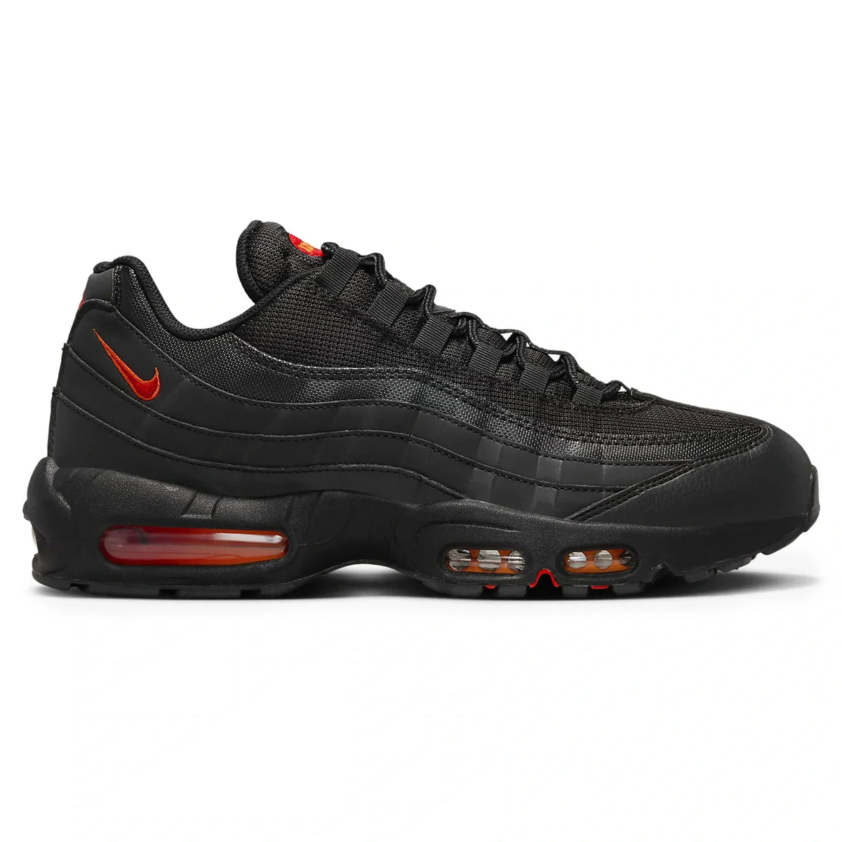 Nike Air Max 95 Black Red Orange Sneakers
