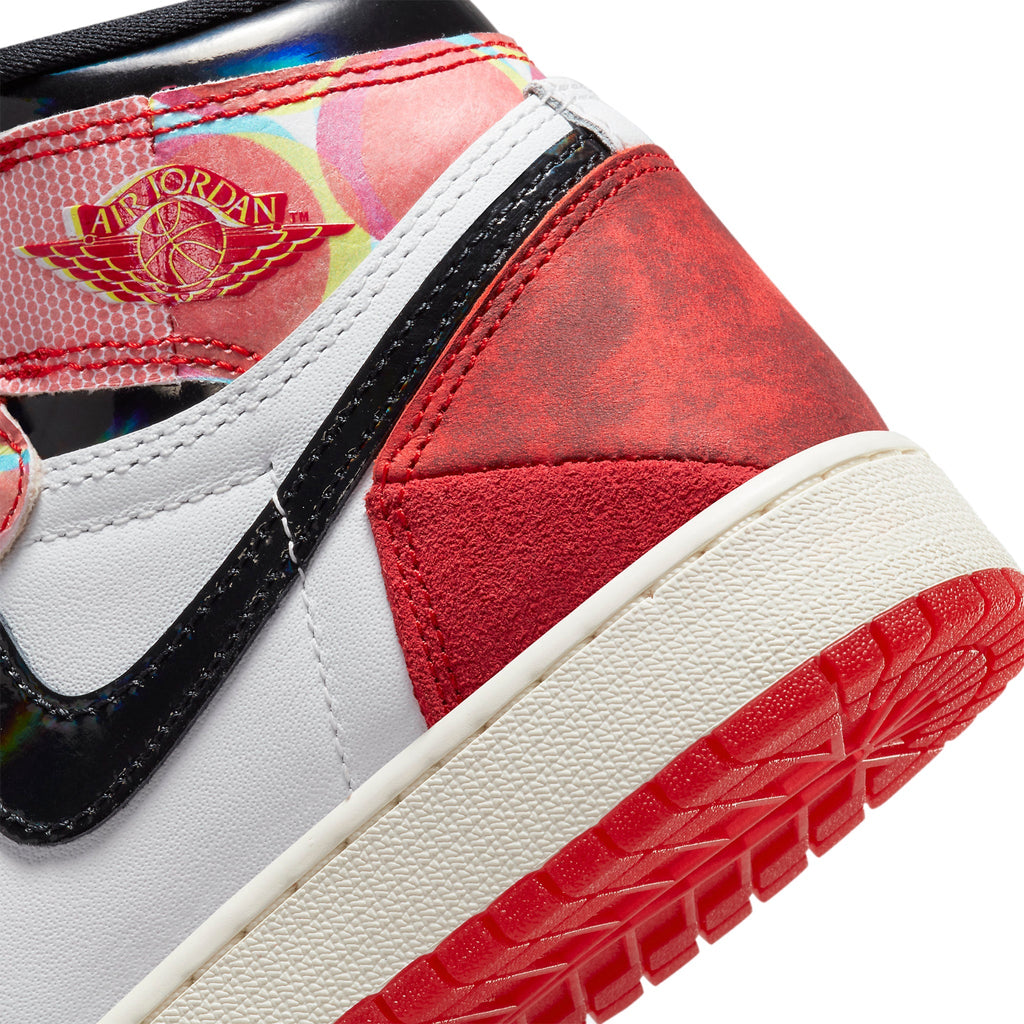 Air Jordan 1 Retro High OG Spider-Man Across The Spider-Verse (GS) Sneakers - Red