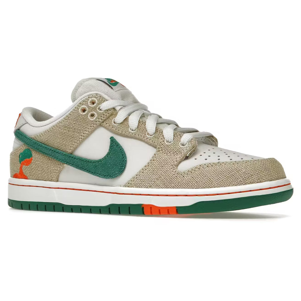 Jarritos x Nike SB Dunk Low Green White Sneakers - Beige