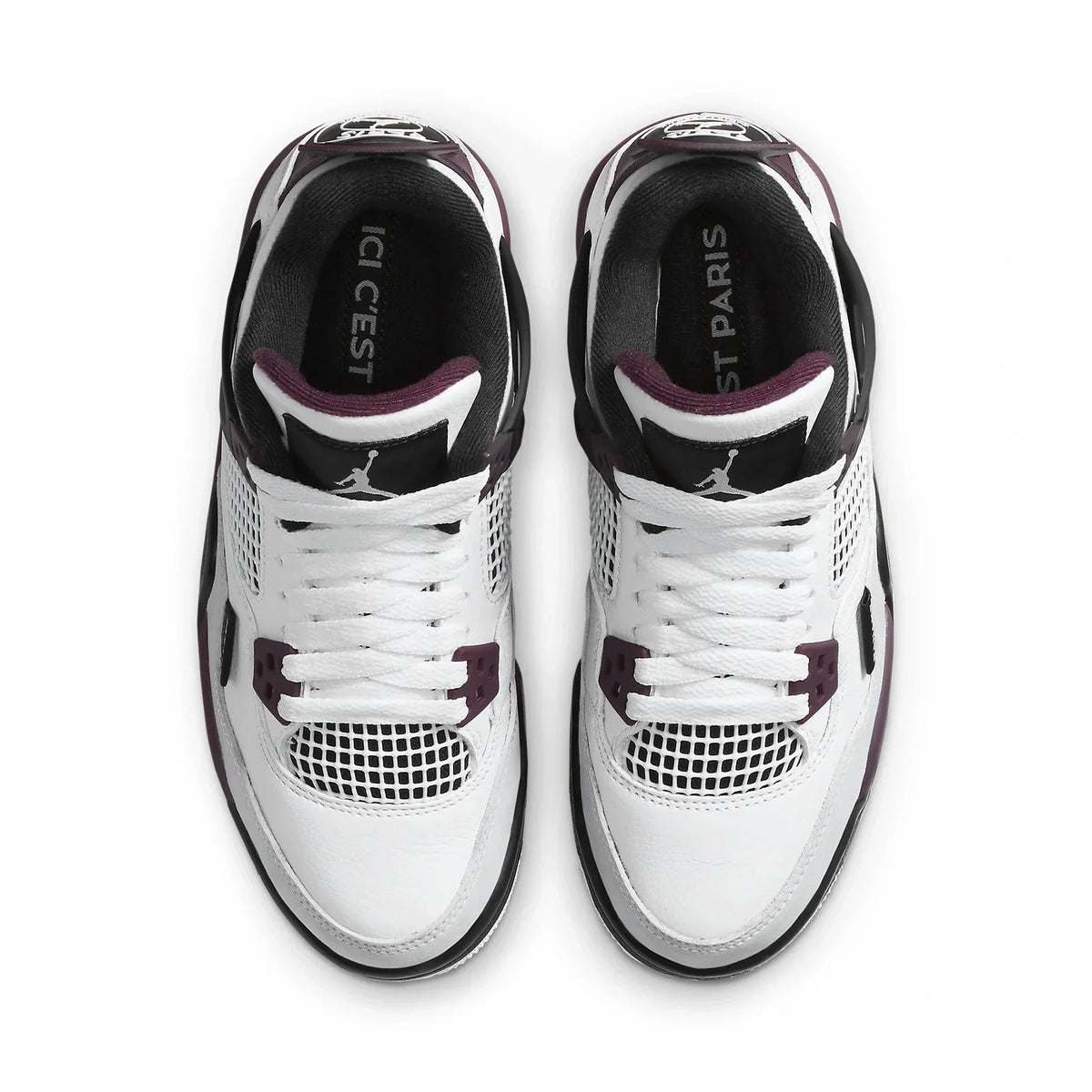 Paris Saint-Germain x Air Jordan 4 Retro Bordeaux (GS) Sneakers - White