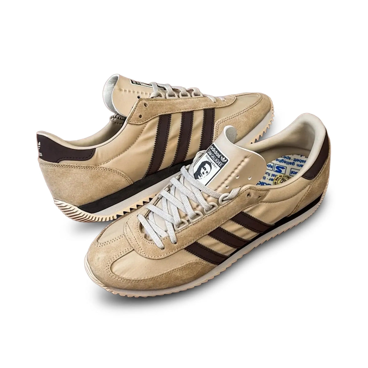 Adidas Achille Spezial x Liam Gallagher Stone Khaki Sneakers