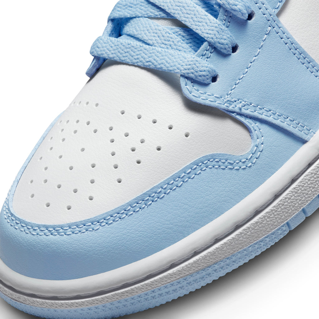 Air Jordan 1 Low Aluminum - Women's Sneakers - Blue