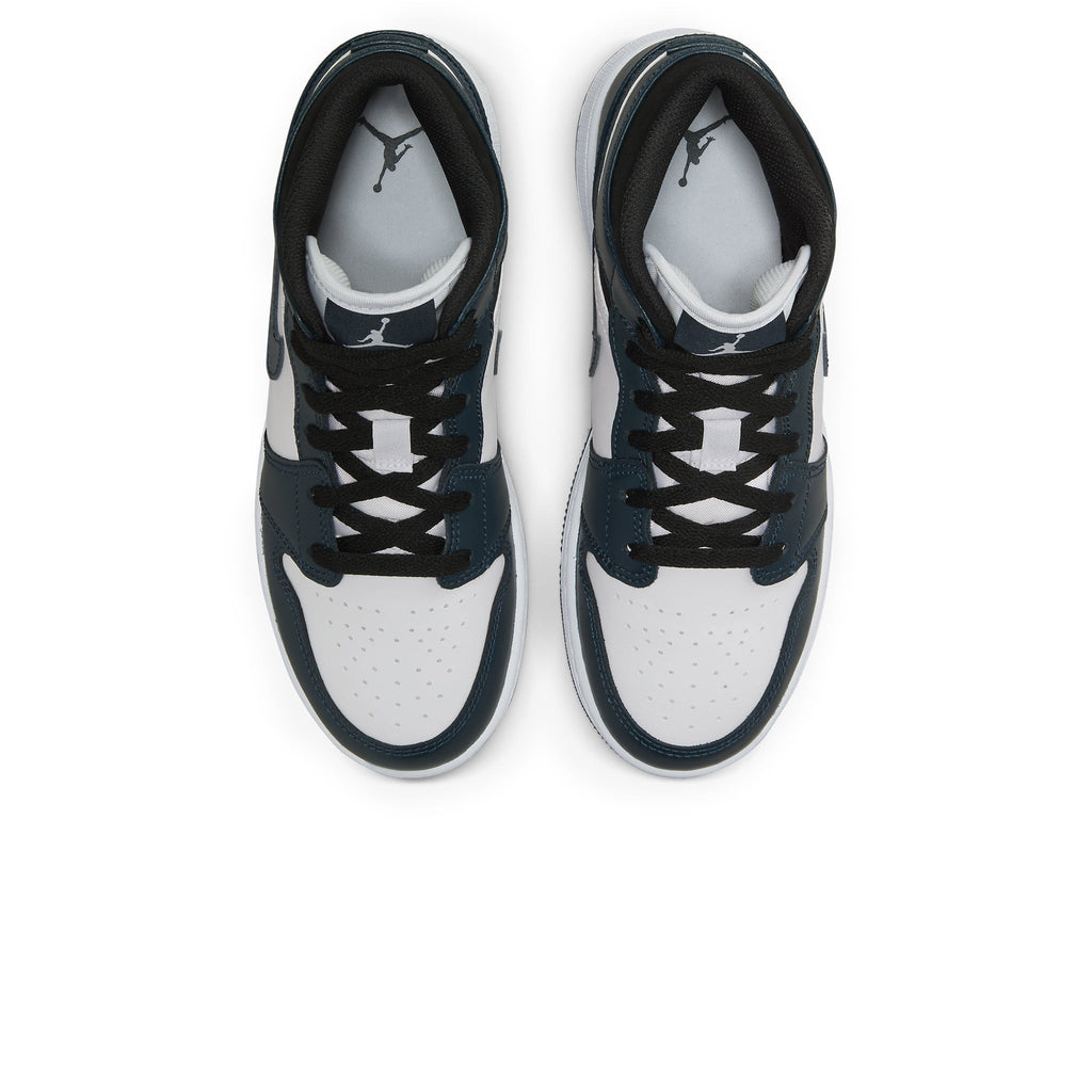 Air Jordan 1 Mid Dark Teal (GS) Sneakers - Blue